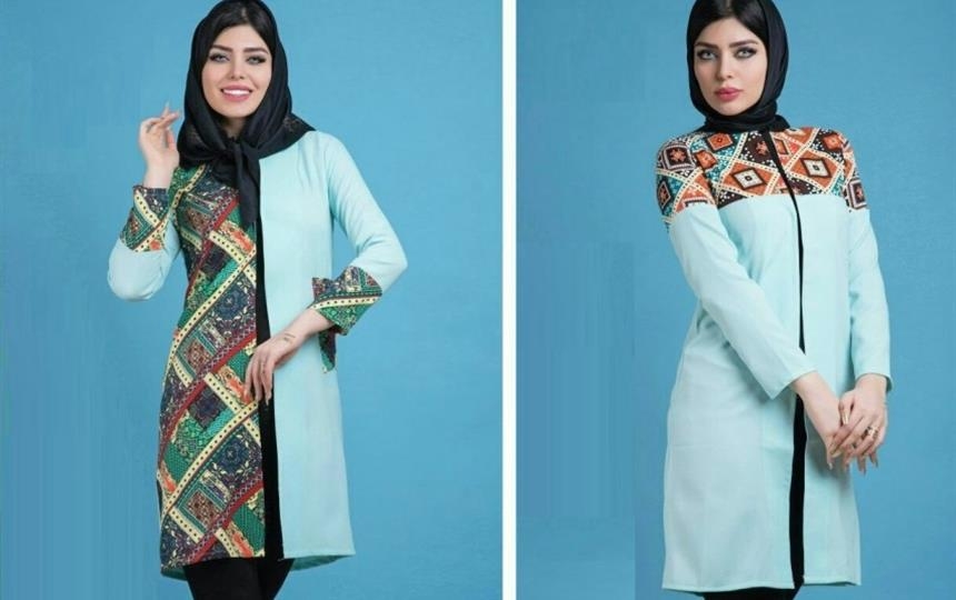  المان‌های ایرانی در طراحی مانتو فرم