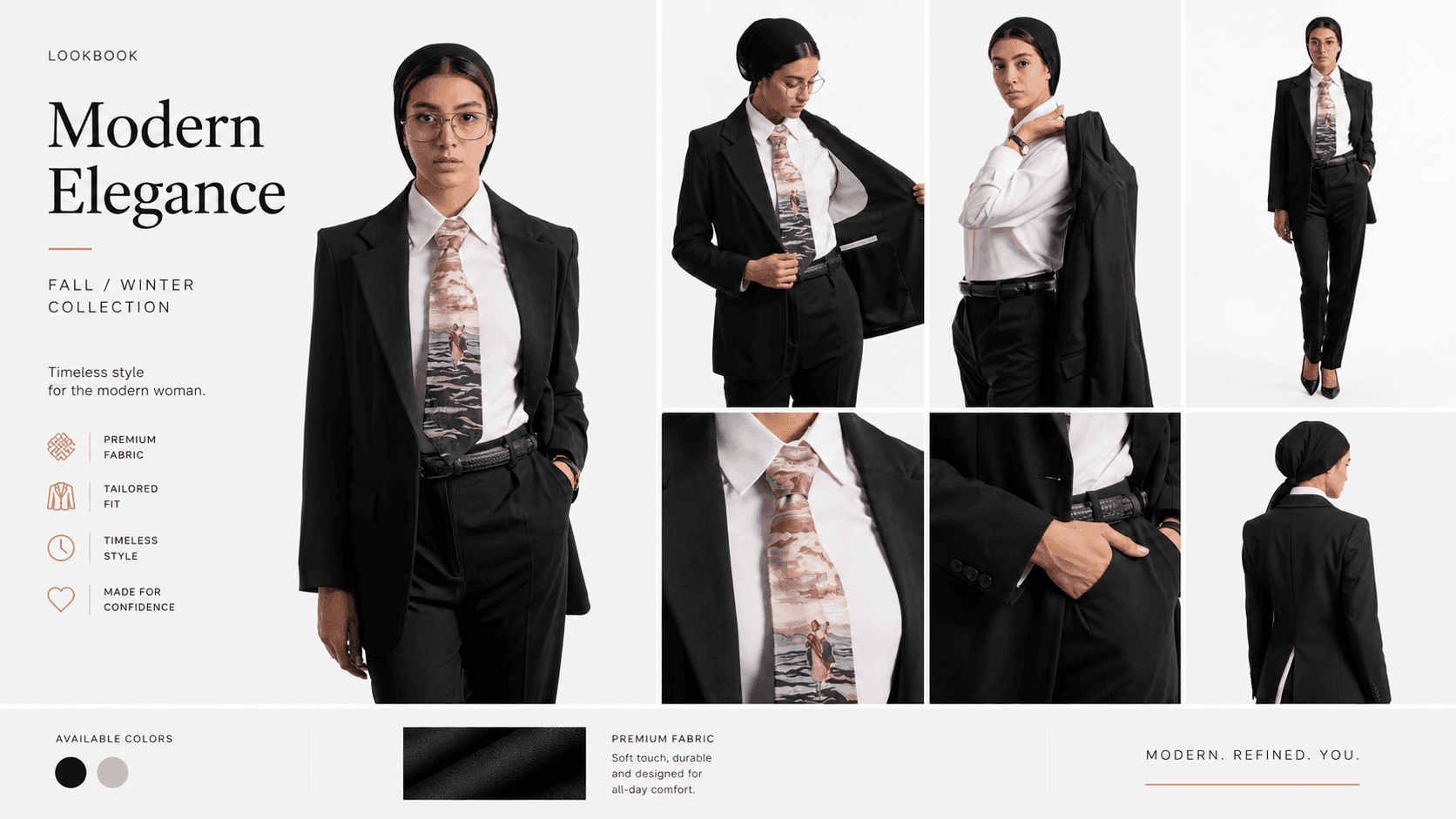کت و شلوار زنانه رسمی مناسب محیط کار