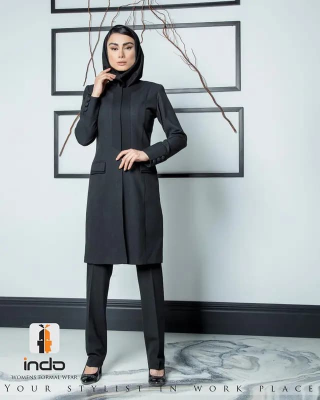 مانتو شلوار اداری رومنس | نمای دیگر