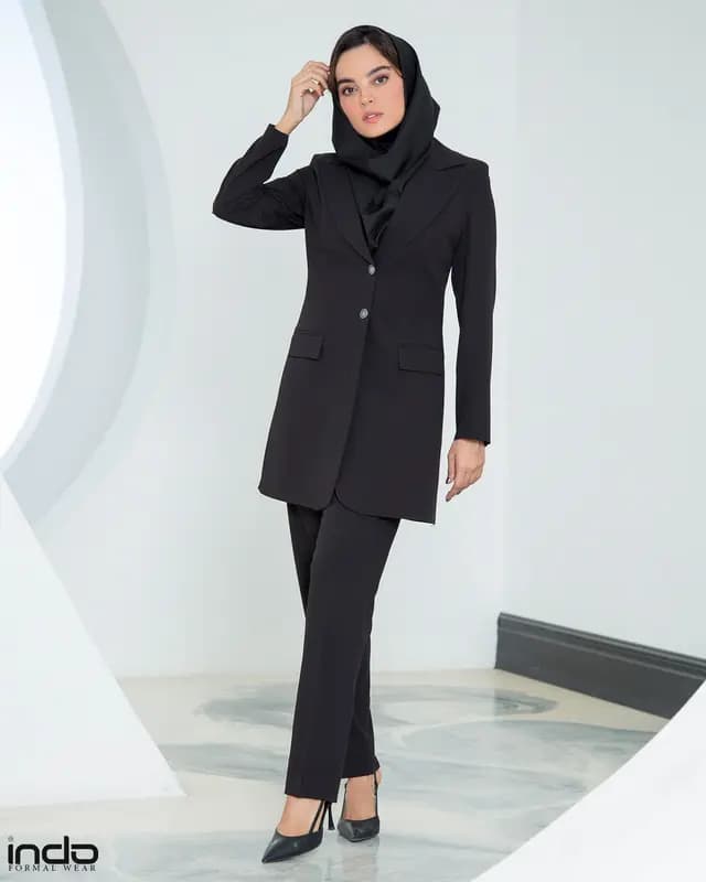 مانتو شلوار بلند ماهک | نمای دیگر