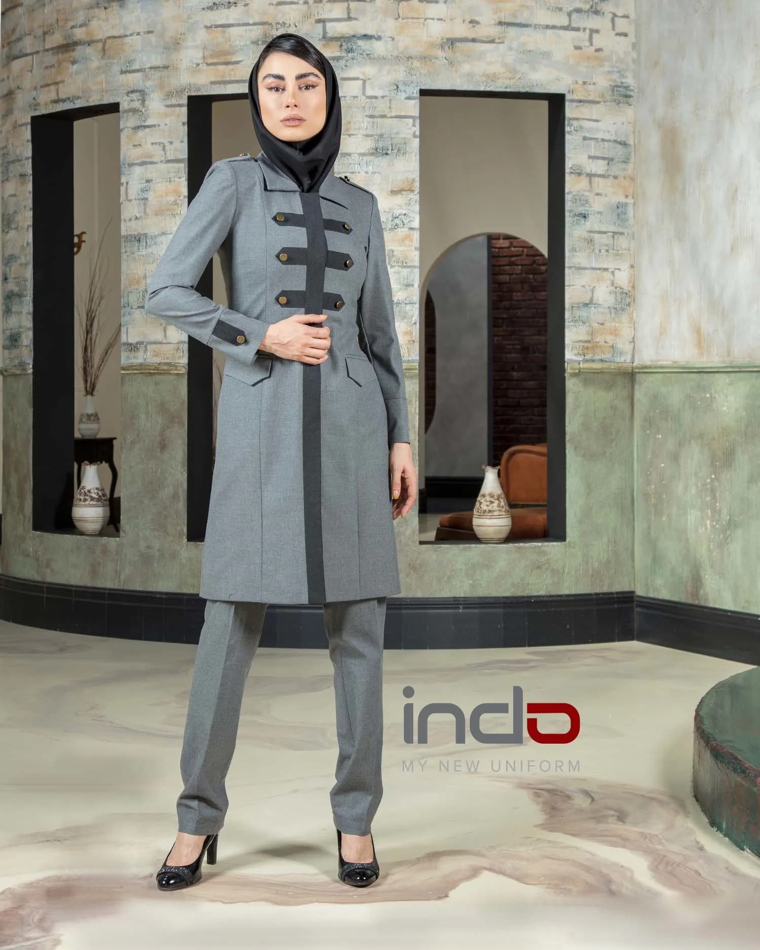 مانتو و شلوار اداری کارن | نمای دیگر