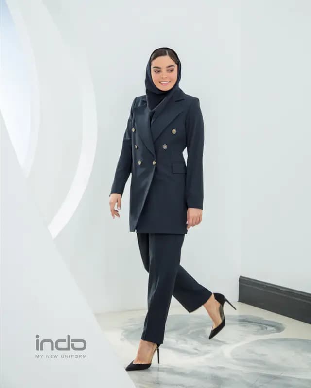 کت شلوار مدل ژیان-دیپلمات | مانتو اداری ایندو