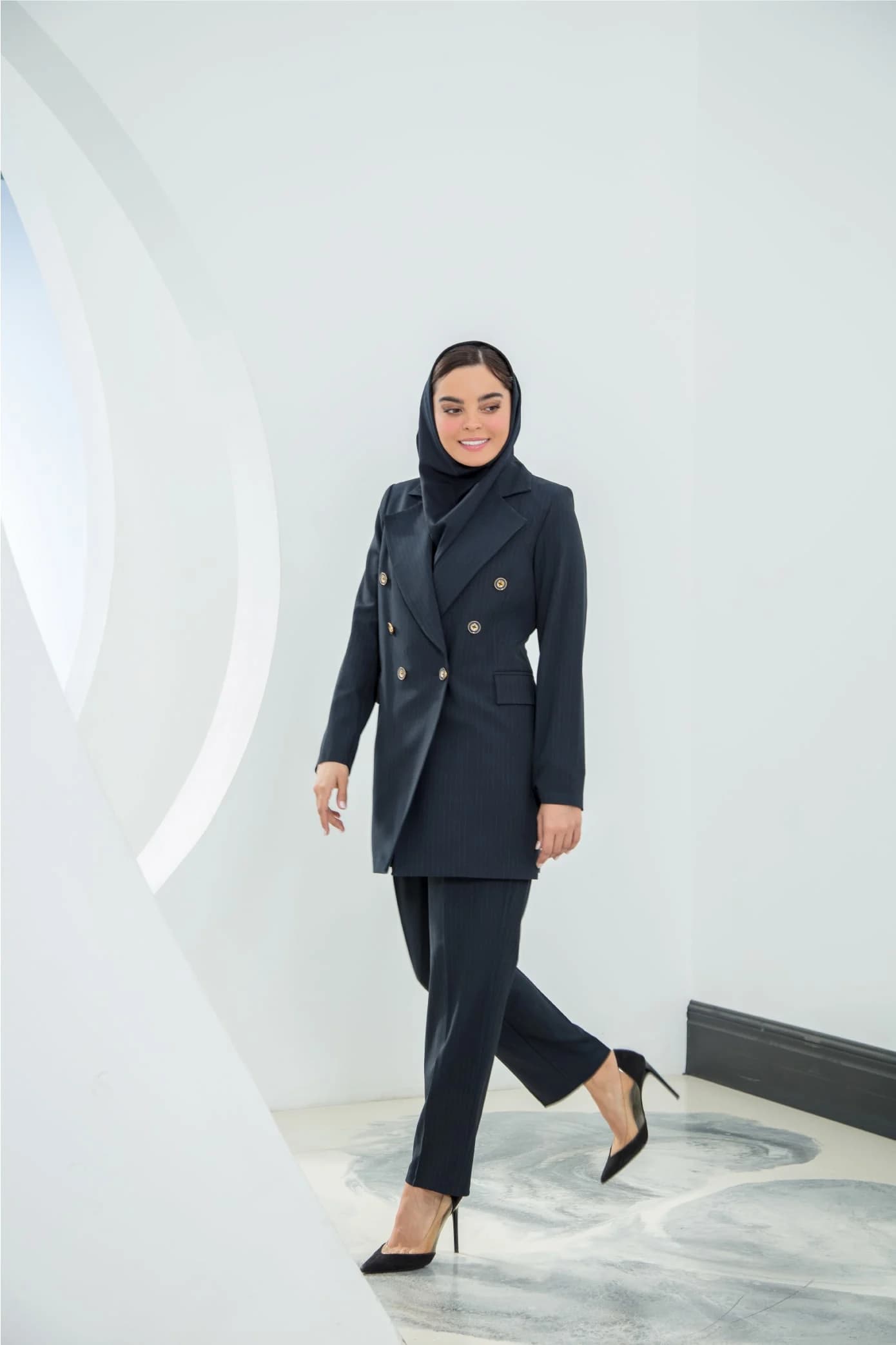 کت شلوار مدل ژیان-دیپلمات | مانتو اداری ایندو