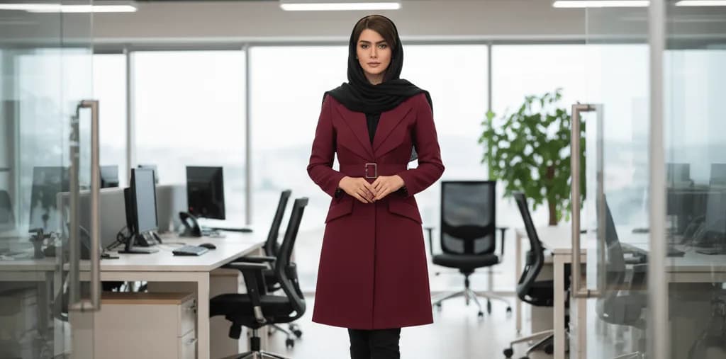 مانتو اداری شیک